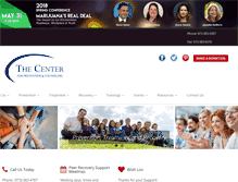 Tablet Screenshot of centerforprevention.org